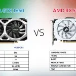 GTX 1650 VS RX 580 2048SP