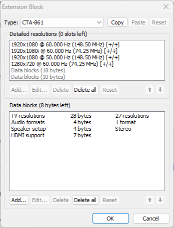 CTA-861 FOR 10 BIT